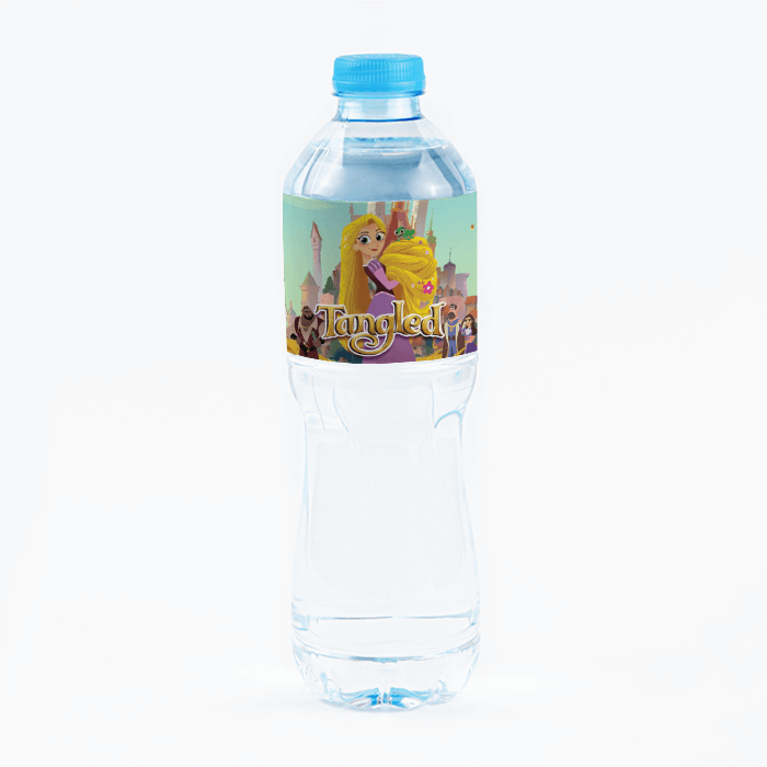 Rapunzel water label