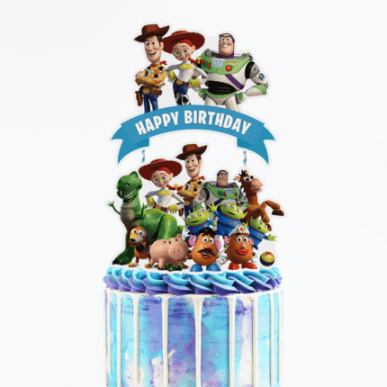 Toy story cake topper