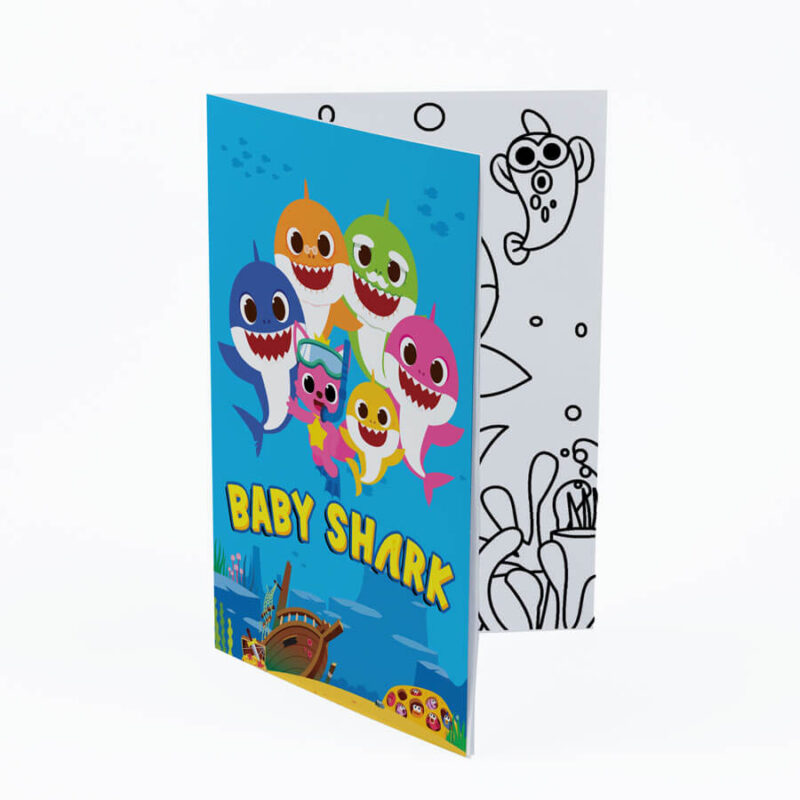 baby shark coloring book