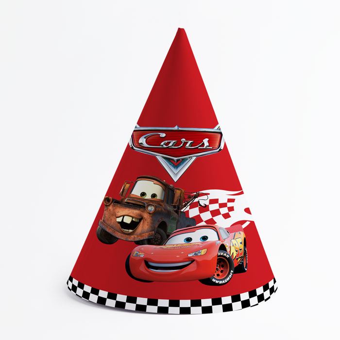 McQueen Cars party hats