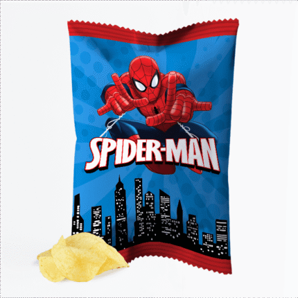 Spiderman chips bags