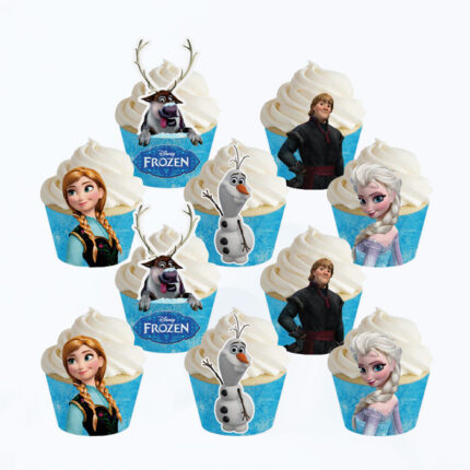 Frozen cupcake wrapper