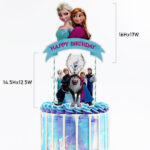 Frozen cake topper